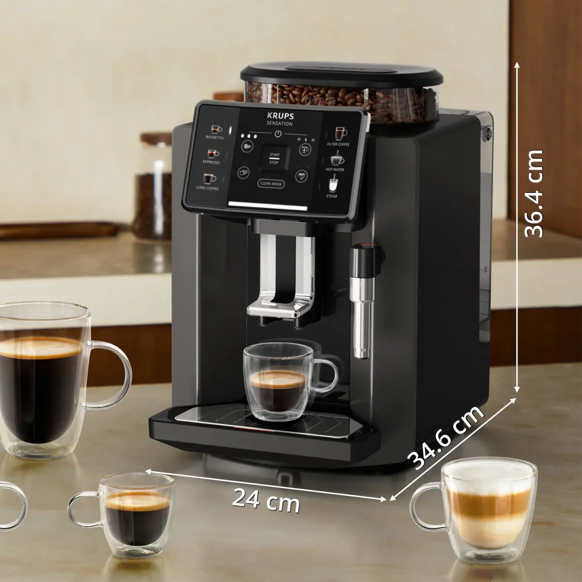 Krups Sensation C50 EA9108 espresso kafijas aparāts Photo 10