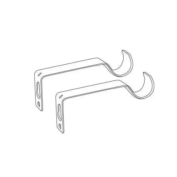 LUANCE New Look Curtain Pole Set 210-380 cm Photo 2