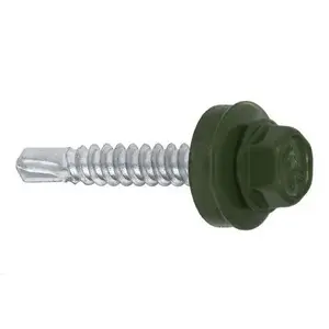 Klimas WF Self-Tapping Screw, 4.8 mm x 19 mm, RAL 6020, 250 pcs