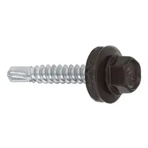 Klimas WF Self-Tapping Screw, 4.8 mm x 19 mm, RAL 8019, 250 pcs