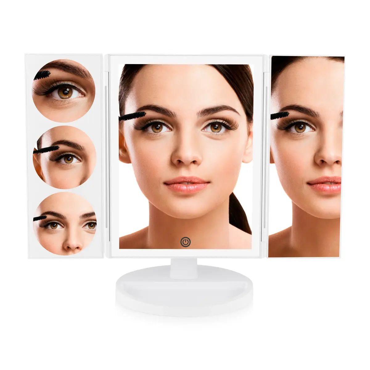 Rio MMFS Freestanding Rectangular Makeup Mirror Photo 4