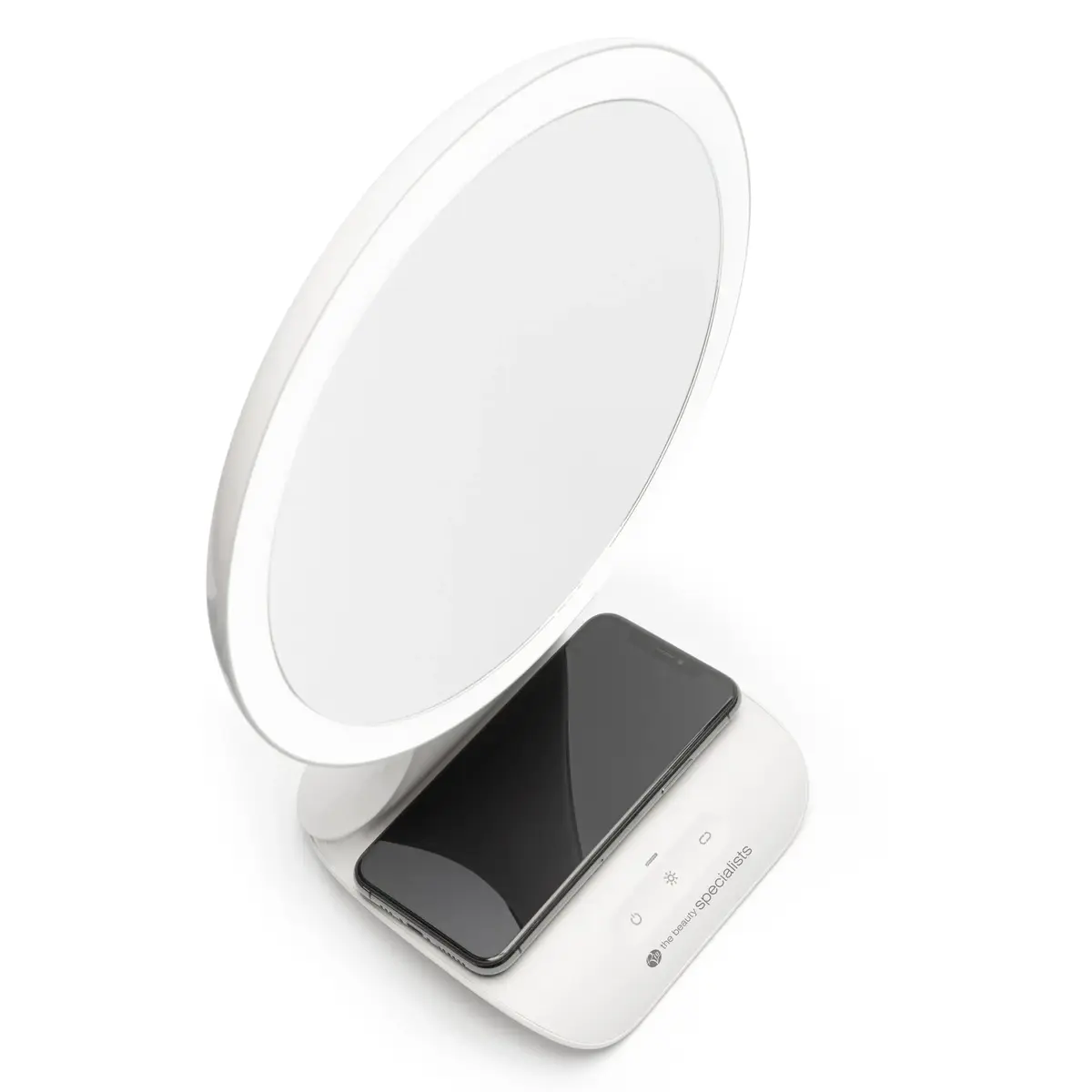 Rio MMWC Freestanding Round LED Makeup Mirror Photo 3