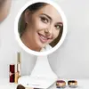 Rio MMWC Freestanding Round LED Makeup Mirror Photo 6
