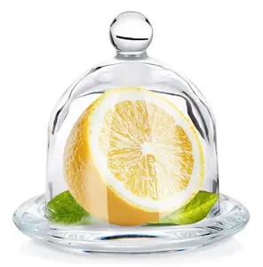 Vilde Lemon Jar with Lid, Clear Glass