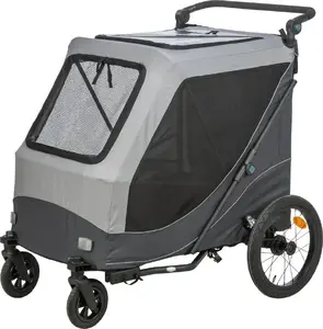 Trixie 12799 Foldable Bicycle Trailer for Dogs