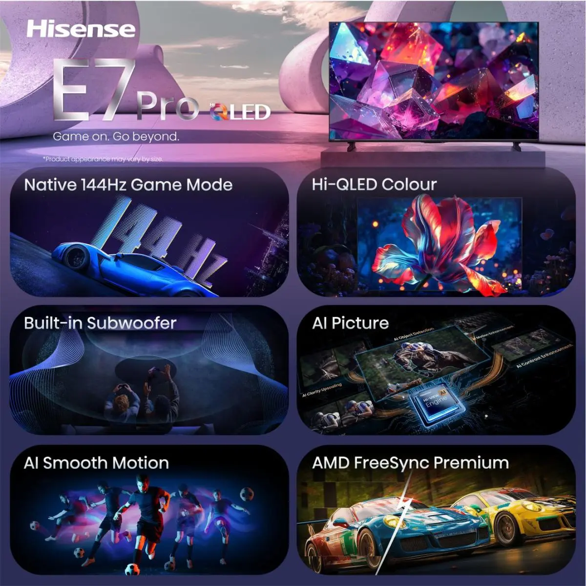 Hisense 100E7DS PRO 100" 4K Ultra HD Smart TV Photo 3
