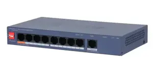 Dahua Technology CS4009-8ET1GT-60 tīkla pārslēgs Vadīts L2 Gigabit Ethernet (10/100/1000) Power over Ethernet (PoE) Uzstādīšana uz galda/sienas Zils