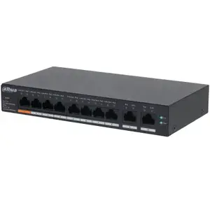 Dahua Technology CS4010-8GT-60 Vadīts L2 Gigabit Ethernet (10/100/1000) Power over Ethernet (PoE) Uzstādīšana uz galda/sienas Melns