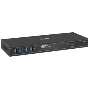 KVM-переключатель InLine 57885J 4-портовый с DisplayPort и USB 3.2 Photo 1