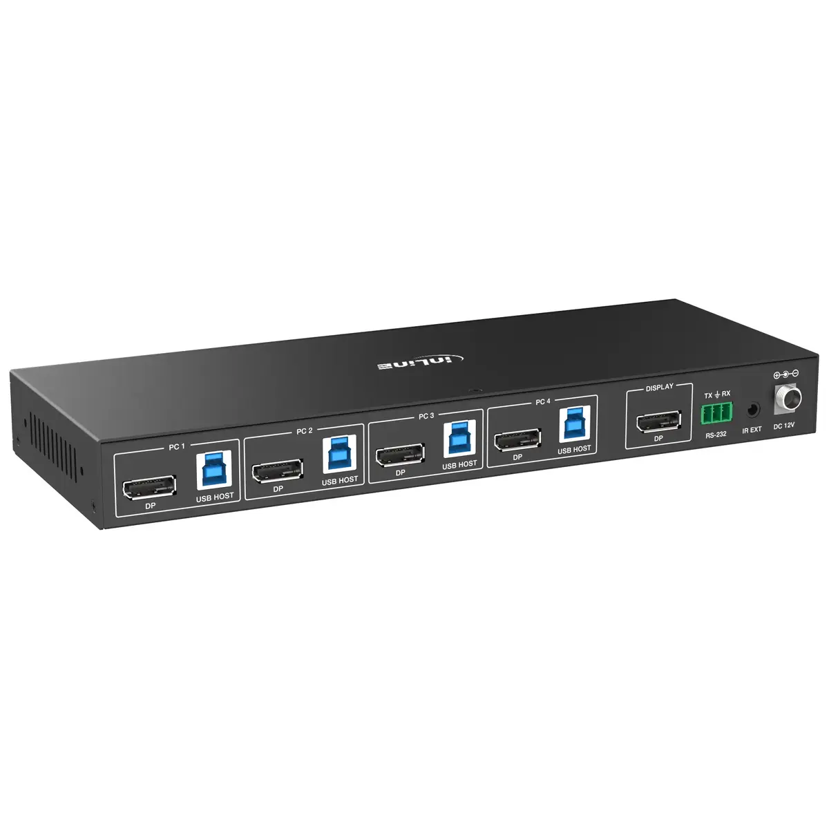 InLine 57885J 4-Port KVM Switch with DisplayPort and USB 3.2 Photo 2