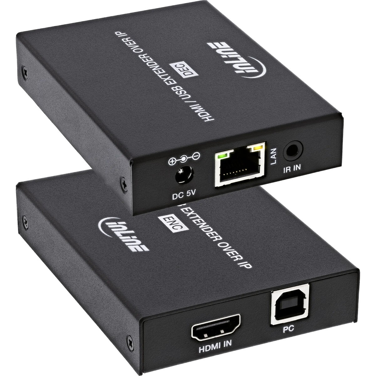 InLine 57885K KVM pagarinātājs Raidītājs un
