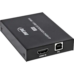 InLine 57885M Передатчик KVM-удлинителя HDMI Full-HD Проводной Черный