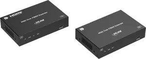 InLine® KVM Extender, DP 4K/60Hz, Fiber Singlemode, 10km, Set (57885O)