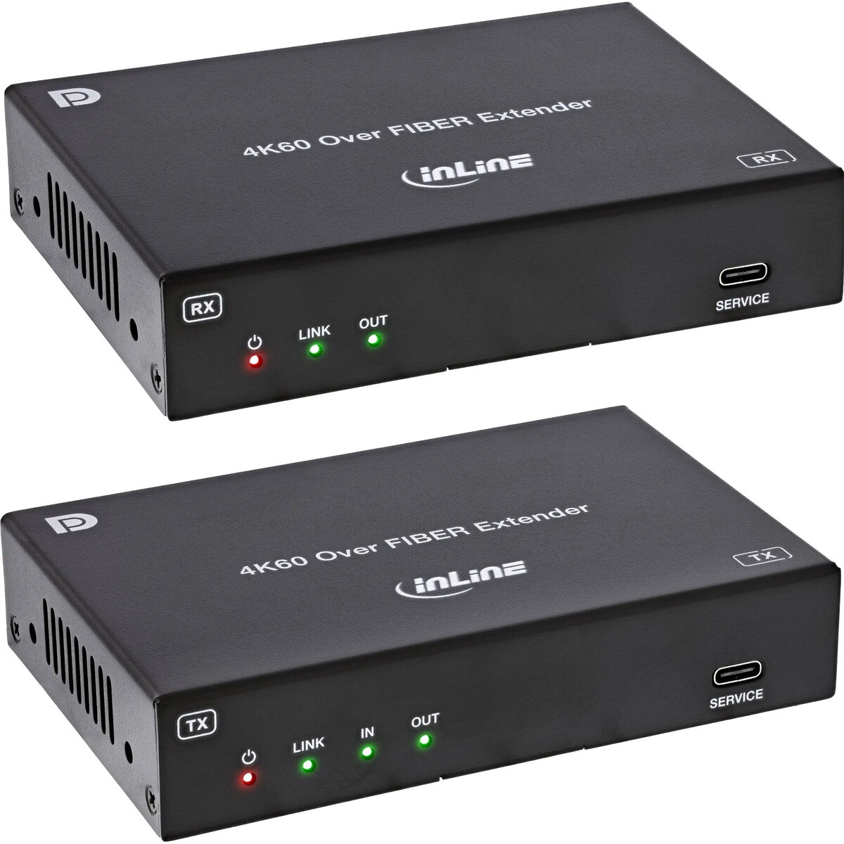 InLine 57885O KVM pagarinātāja raidītāja un