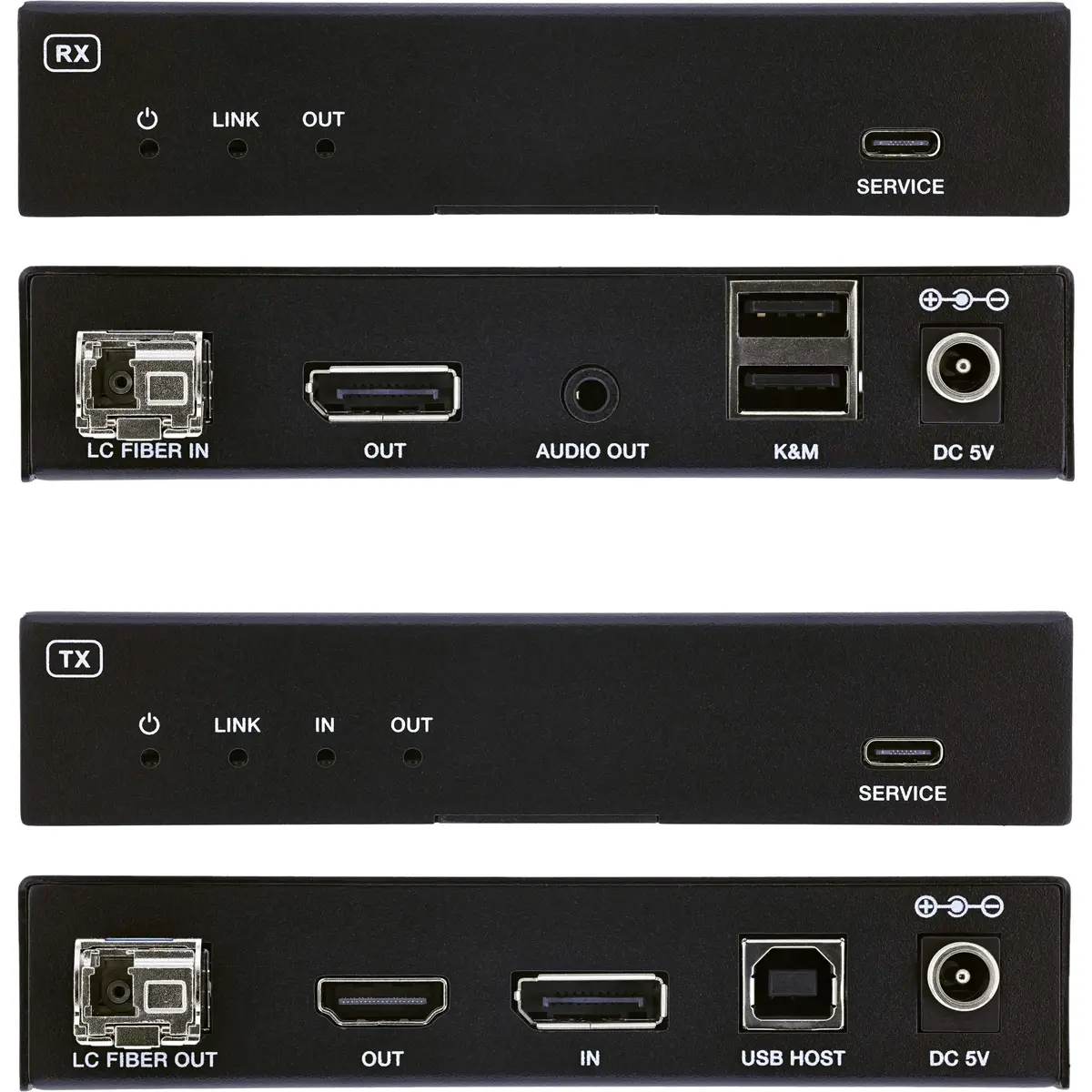 InLine 57885O KVM Extender Transmitter & Receiver Photo 3