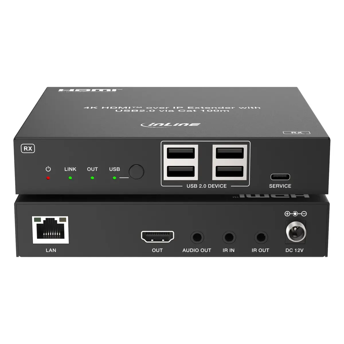 KVM-удлинитель InLine 57886G HDMI 4K/60Гц Photo 3