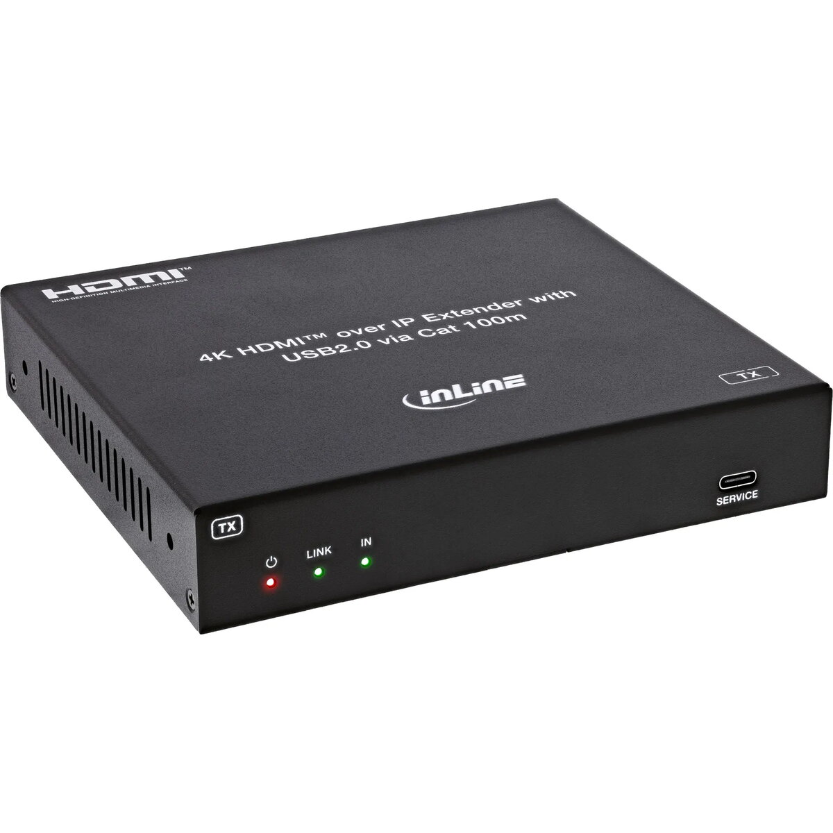 InLine 57886I KVM pagarinātājs Raidītājs HDMI