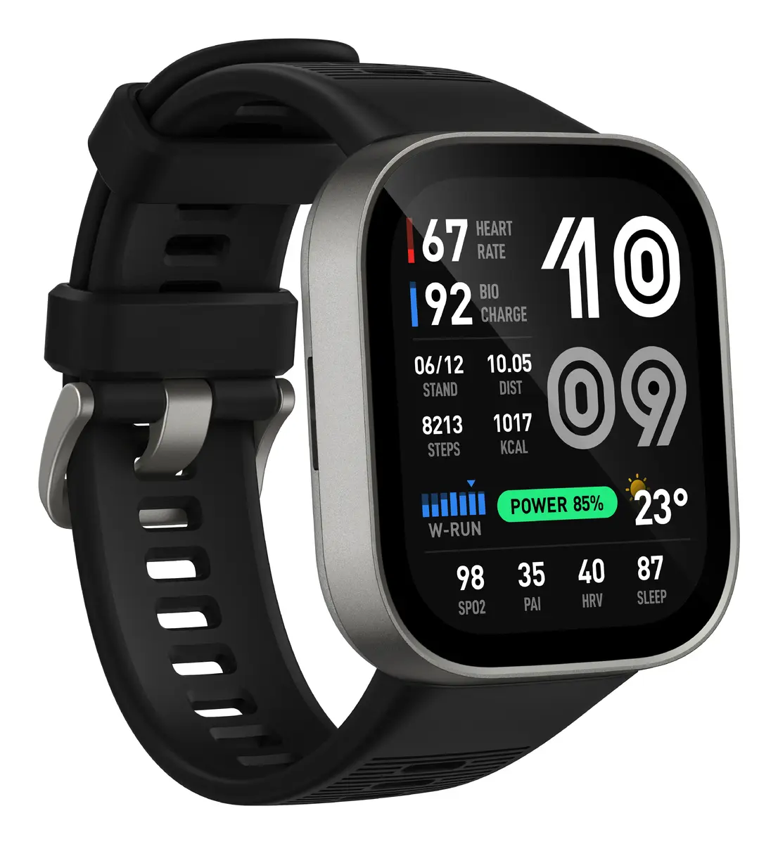 Viedpulkstenis Amazfit Bip Max sudraba Photo 6