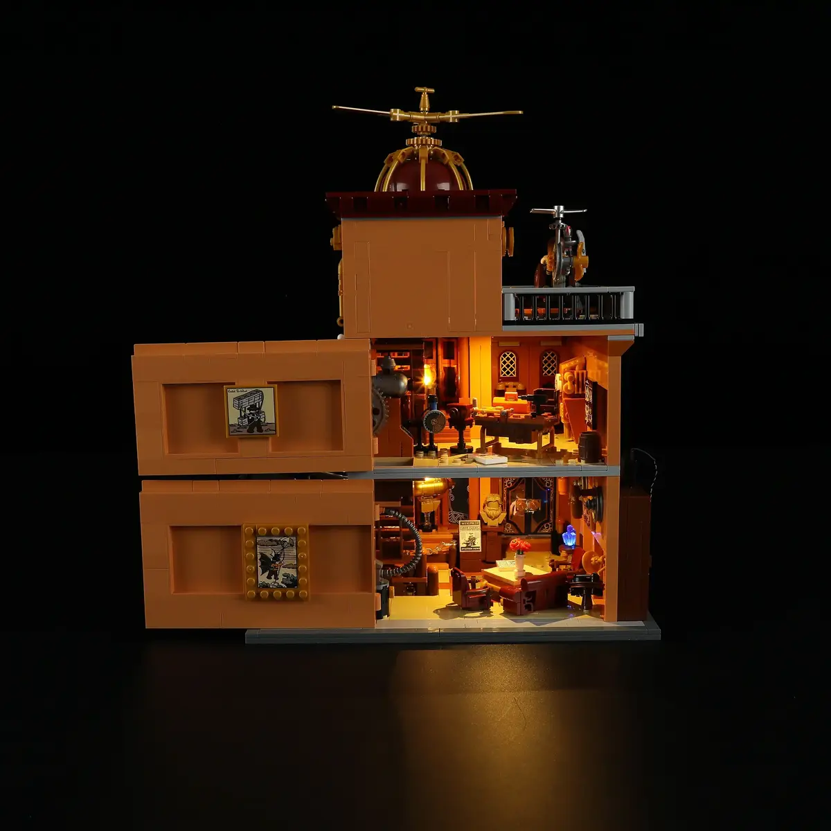 Конструктор Lumibricks Steampunk Flying Club Photo 3