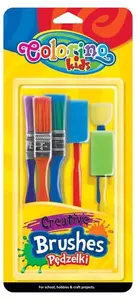 Colorino 39031PTR Paint Brush Set, 6 Pieces
