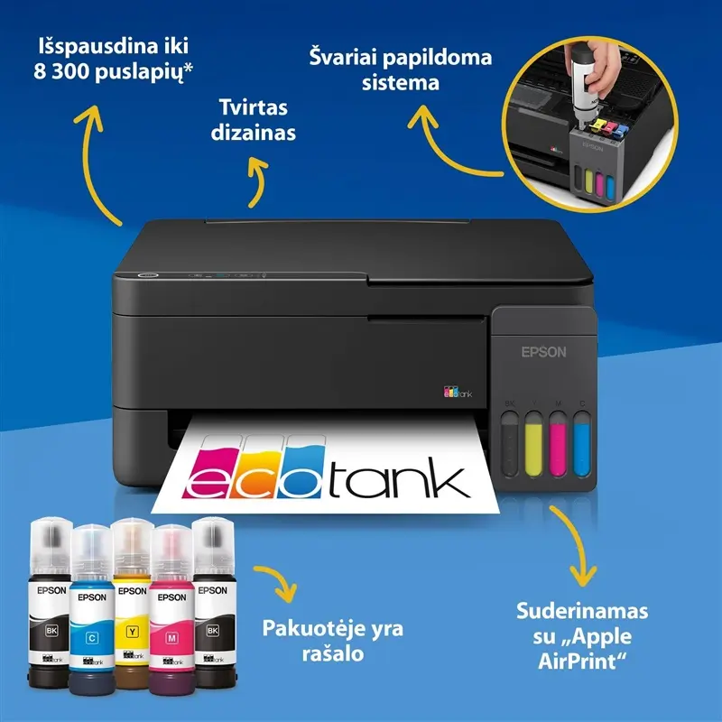 Epson EcoTank L3310 Multifunction Printer Photo 5
