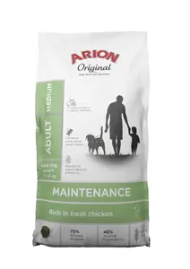 Сухой корм для собак ARION Original Maintenance Medium Adult с курицей, 12 кг