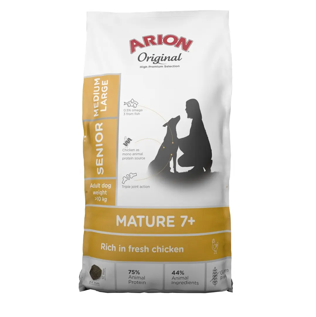 Sausā suņu barība ARION Original Mature
