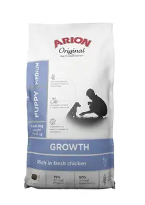 Сухой корм для щенков ARION Original Growth Chicken Medium 12 кг