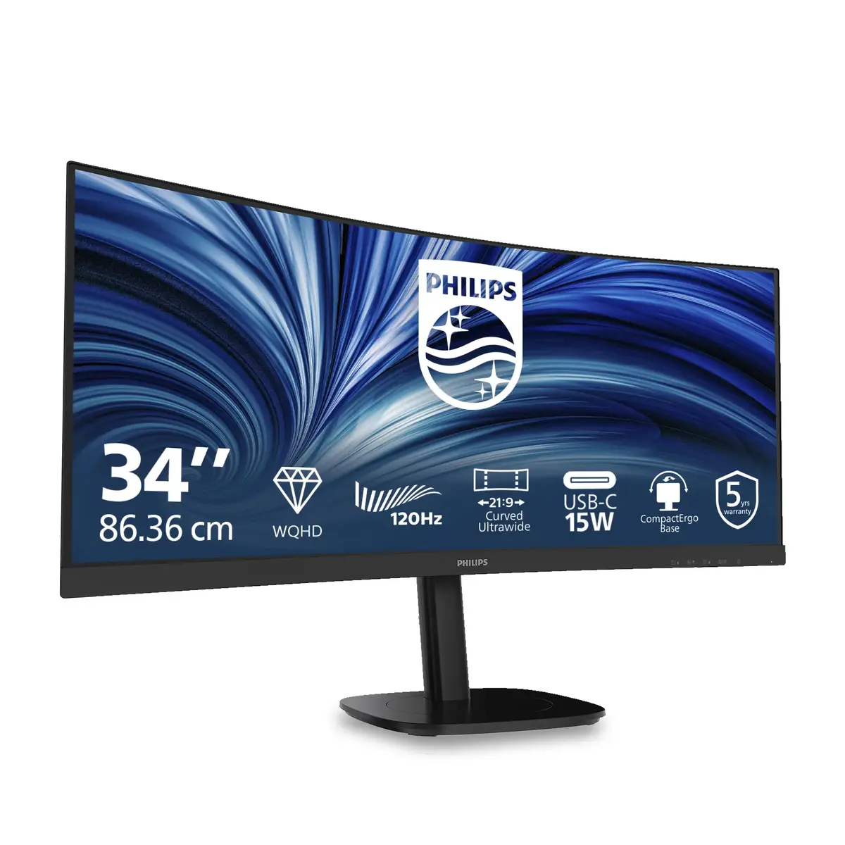 Монитор Philips 34B2N3500C/00 34 дюйма UWQHD VA Photo 2