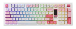 Akko 5098B Full-Size Mechanical Gaming Keyboard, USB, RF Wireless, Bluetooth, QWERTY US English, White