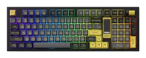 Akko 5098B Full-Size Mechanical Gaming Keyboard, USB, RF Wireless, Bluetooth, QWERTY US English, Black