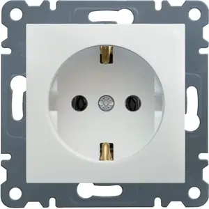 Hager WL1050 Wall Plate and Switch Cover, White, Metal