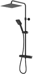 ORAS Estetic Shower System, Square, Matte Black