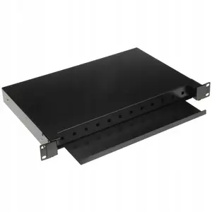 GetFort PPO-1U/24-RO 19-inch 1U Fiber Optic Patch Panel for 24 Adapters