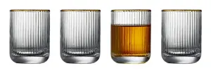 Стопки для шотов Lyngby Glas Palermo Gold 60 мл, набор из 6 штук