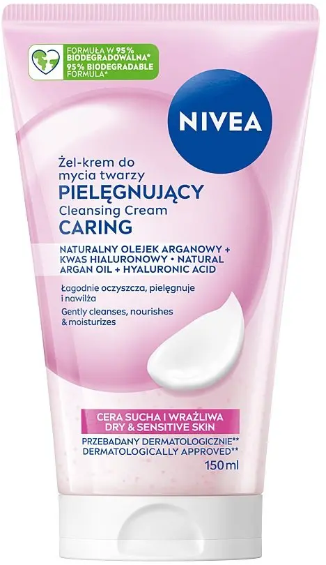 KANN NIVEA barojošs sejas mazgāšanas gēls-krēms