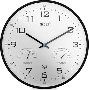 Mebus 52840 Radio-Controlled Wall Clock
