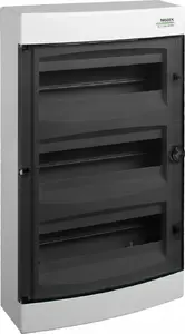 Noark 110816 Surface Mounted Distribution Board 4 Rows 72 Modules IP40