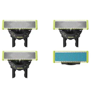 Сменные лезвия Philips OneBlade QP945/50, 3 лезвия 360 и 1 лезвие с антифрикционным покрытием