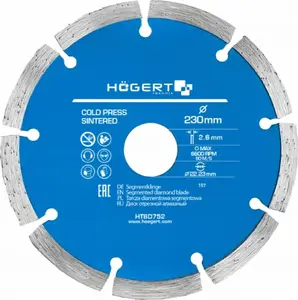 Högert Technik HT6D752 Segmented Diamond Blade 230x22.2 mm