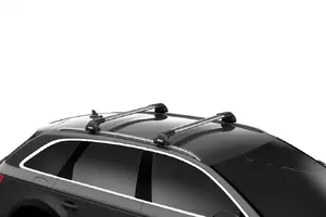 Thule Flush Rail Edge Roof Rack Base Set, 4-Pack, Black