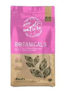 Сено Bunny Nature Botanicals Mid Mix с подорожником и лепестками роз для грызунов 120 г