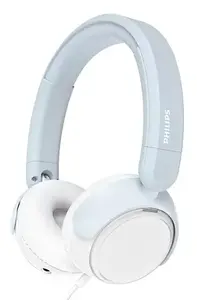 Проводная гарнитура Philips TAK2000BL/00 синего цвета с оголовьем, встроенным микрофоном и частотой 20 - 20000 Гц