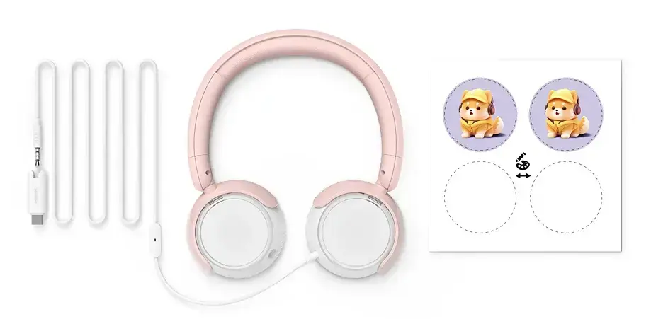 Проводная гарнитура Philips TAK2000PK/00 — Розовая Photo 4