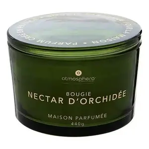Atmosphera Glowy Orchid Aromatic Candle, 30-hour burn time