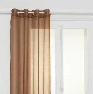 ATMOSPHERA Moly Daytime Curtain, Cinnamon, 135 x 240 cm