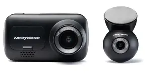Nextbase 320XR priekšējā un aizmugurējā videoreģistrators, HD, 30 kadri/s, 2.5 collu IPS displejs