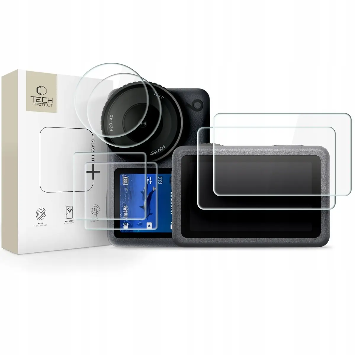 Spigen Tech-Protect Glass Fit+ rūdīta stikla