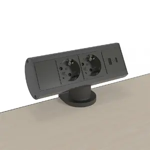 Сетевой удлинитель Kondator 935-D2CC, 1.5 м, 2 розетки, черный