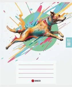 DISCO Notebook with Games, 32 Sheets